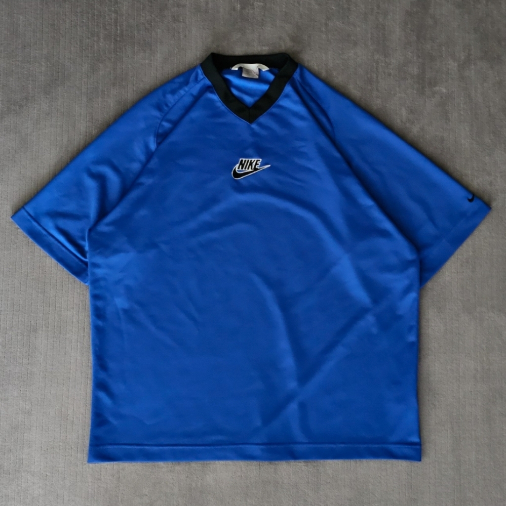 Nike Men's Soccer Royal Blue Mesh Jersey Shirt Size XL